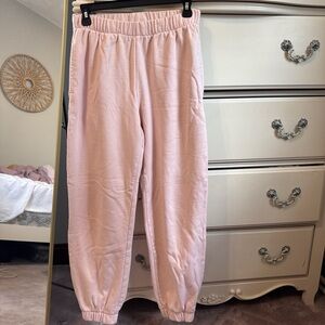 Brandy Melville Light Pink Joggers